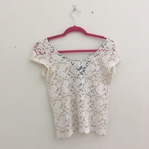 Anthropologie Lace Top